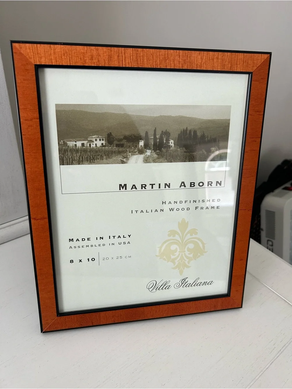 Martin Aborn Handcrafted Italian Wood Picture Frame - 8 by 10